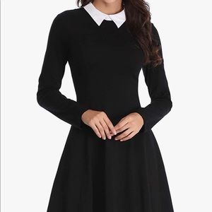 Never worn Francesca’s fit and flare dress. Size medium. Still has tags on it.